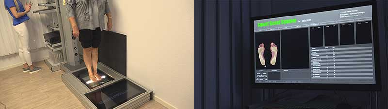 3D-Körperscanner Fuss